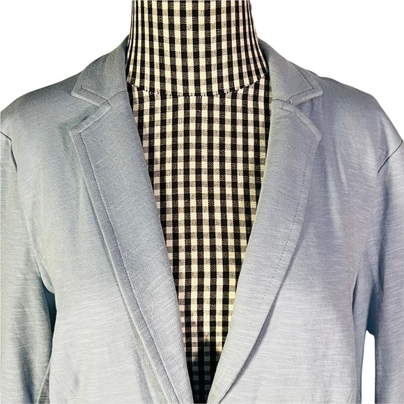 Tom Tailor Cotton Blazer Light Blue  Size Large Women's Work Wear - Picture 2 of 4